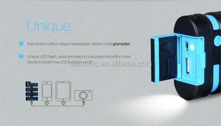 (water/shock/dust Proof) Rugged Heavy Duty Power Bank - 2.1a Usb Output