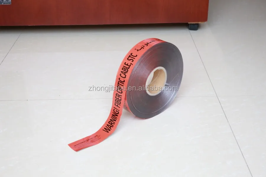 Underground Detectable Fiber Optic Cable Warning Tape Buy Detectable