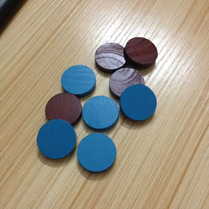 Color Round Wooden Chips Games Pieces,Custom Board Game Pieces Buy