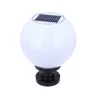 9.8 Inch LED Solar Globe Lights Outdoor 12 LED Solar Fence Ball 3000K Warm White Global Garden Waterproof IP65 Light