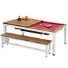 Regulation Pool Table Size7ft Dining Pool Table 2 in 1 Multi Game