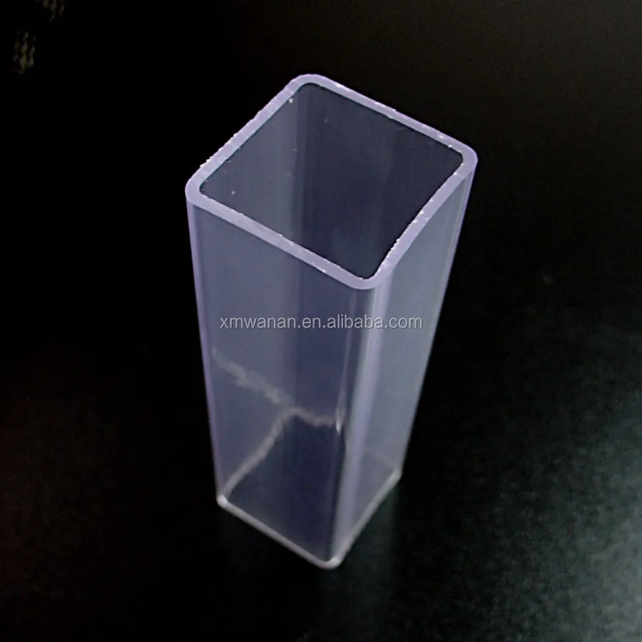 28*28mm Clear Pvc Square Plastic Tube Buy Square Plastic Tube,Plastic