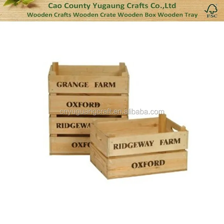 small wooden gift crates