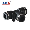 pneumatic China cheap high quality Quick Connect Plastic Push In TEE Fittings connector