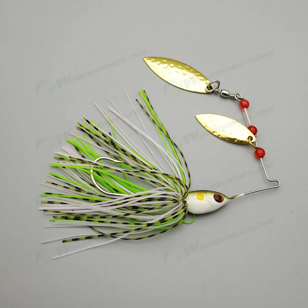 2 Blades Fishing Spoon,Spinner Bait For Fishing Buy Spinner Bait,Bass