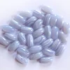 High quality Natural Gemstone Blue lace agate rectangle cushion cab