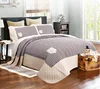 latest design little flower romantic patchwork bed spread set
