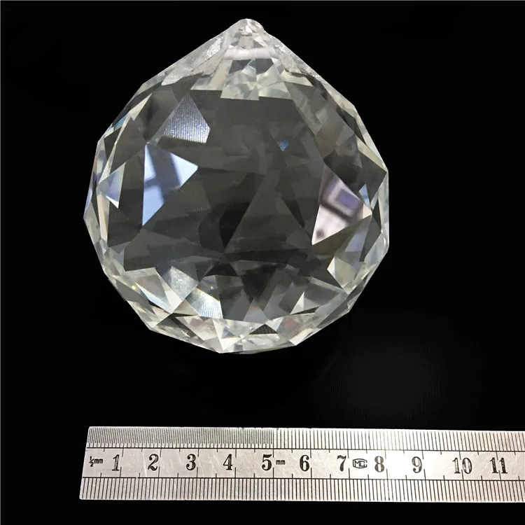 Wholesales 80mm Crystal Chandelier Balls Cutfaceted For Hanging Lamp
