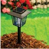Eco-friendly Solar Electric Outdoor garden power Garden mosquito fly trap/killer lamp pest control