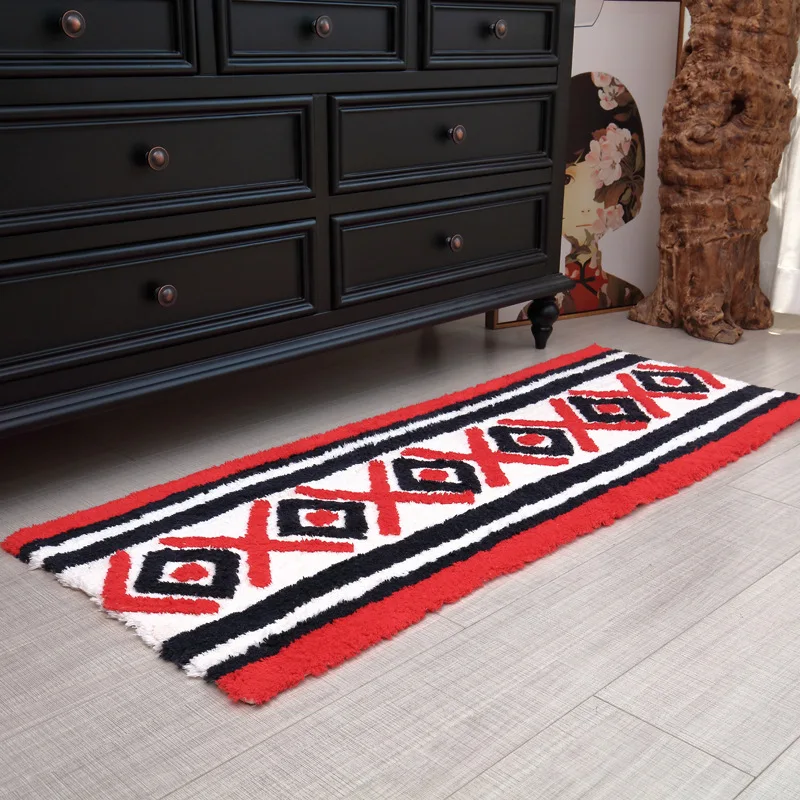 Ethnic Style Kitchen Floor Mat 100 Cotton Doormat Nice Hallway Ethnic Style Kitchen Floor Mat 100