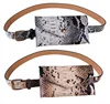 2019 New Fashionable Korea Women Belt Bag Python Girls Leather Waist Pack Fanny Bag Wholesale