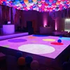 Interactive control system P10 super slim led dance floor with auto system interactive