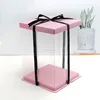 wholesale PVC clear flower rose bear gift box many sizes stock