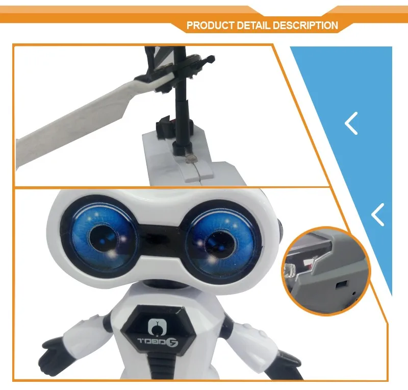 Cheaper Remote Control Induced Large Eye Robot Wholesale Toy Robot Intelligent Robot Buy Robot