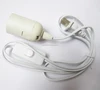 AU EU US lamp cord with e27 holder switch cable