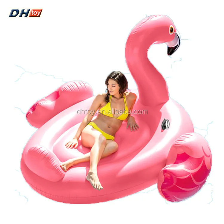 giant inflatable pink flamingo