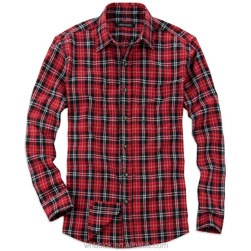 red flannel shirt men