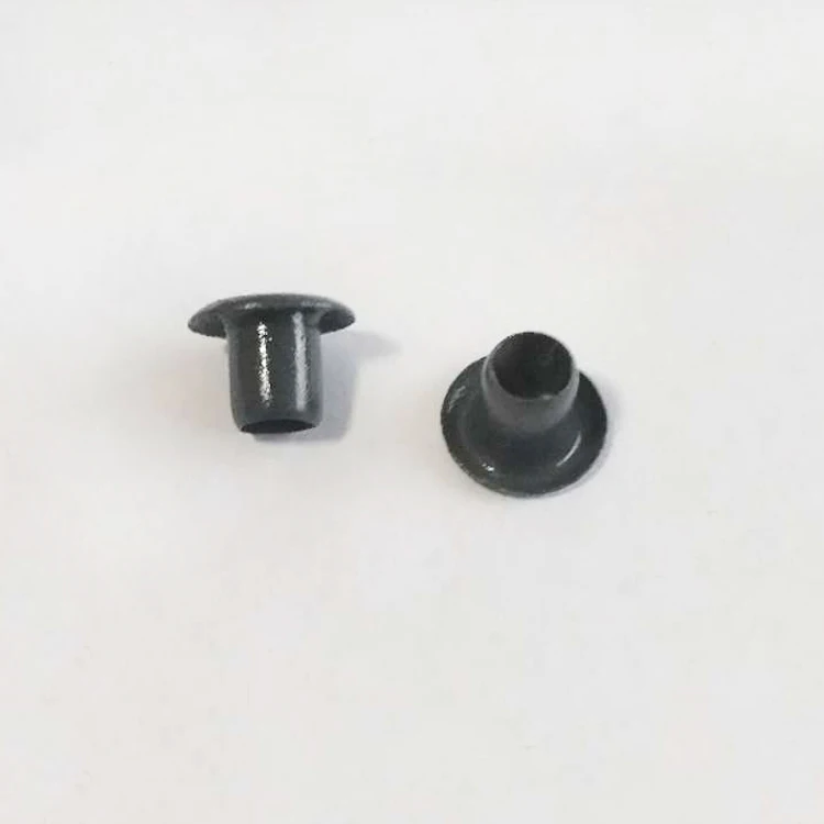 Factory direct selling deep gray metal eyelet support customization