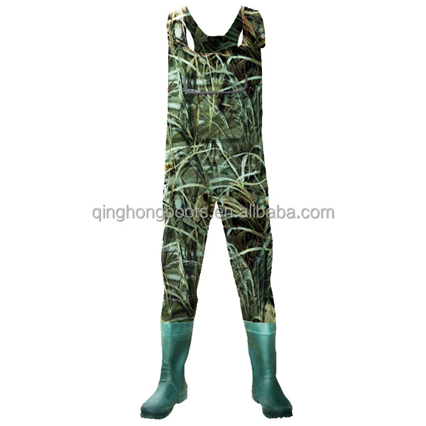 Full Body Warm Neoprene Fishing Chest Waders Waterproof Breathable With