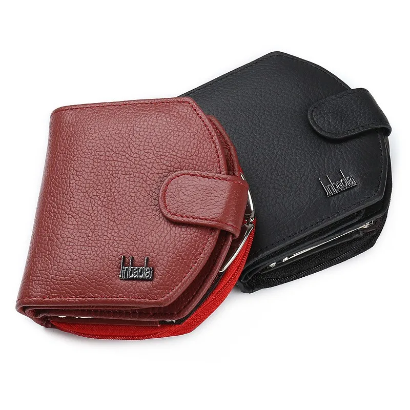 Wholesale Jinbaolai American Style Neutral Genuine Leather Trifold Wallet - Buy Trifold Wallet ...