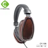 Great Value Wired HiFi Stereo Over-ear headphones , Comfortable Leather wooden headphones