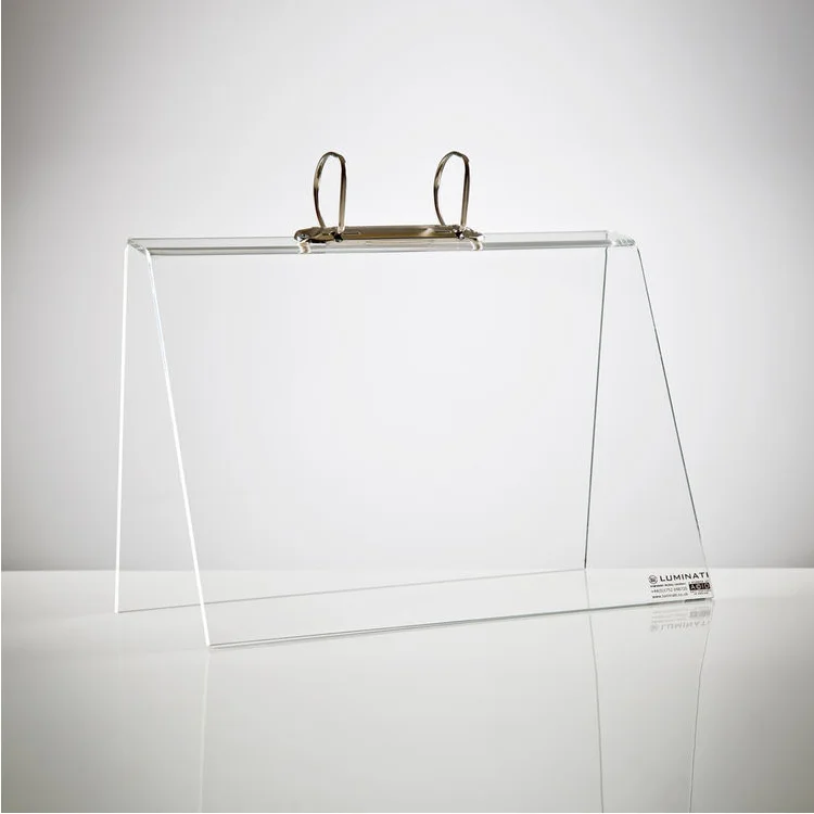 Clear Desk Top Acrylic Ring Binder Display Stand Buy Acrylic Ring