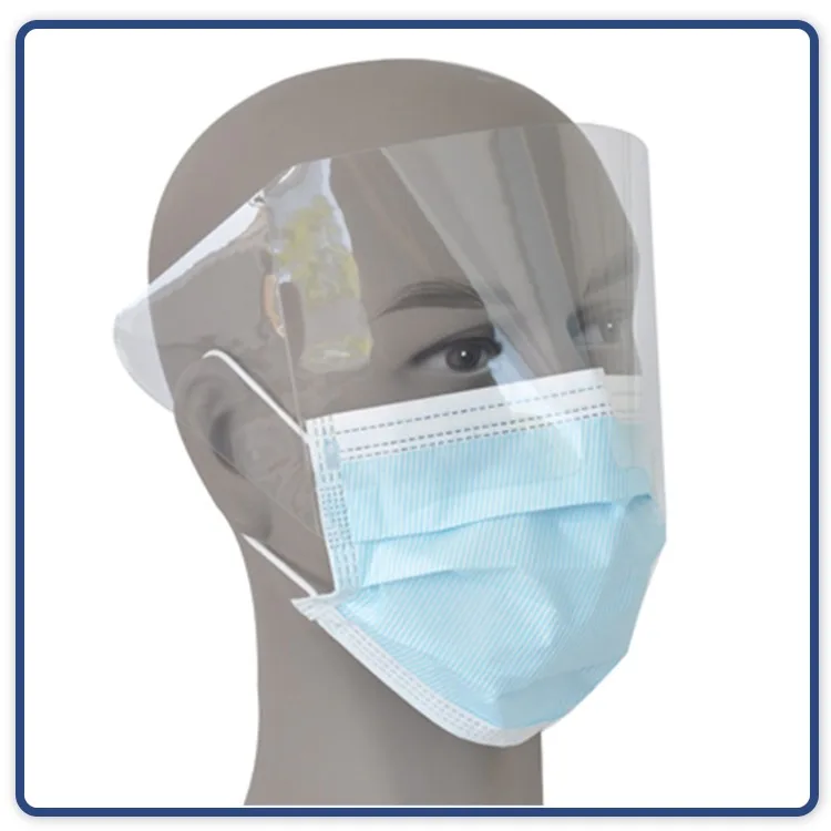 Discount Surgical Face Mask With Transparent Eye Shield