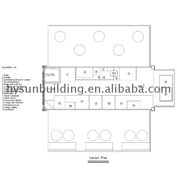 2018 latest design luxury 40ft prefab container home