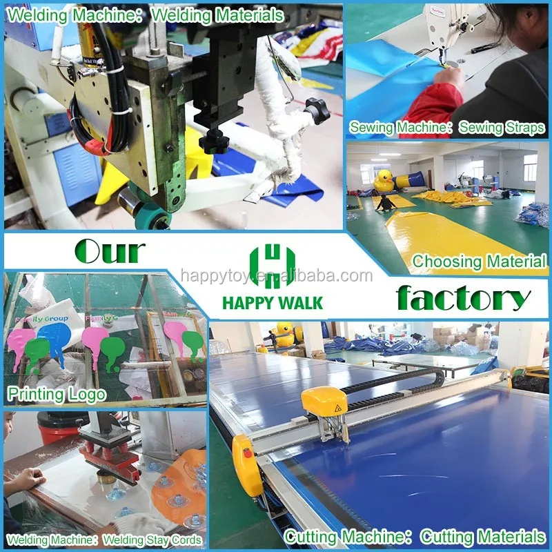 Happy Walk Inflatable Balls Processing