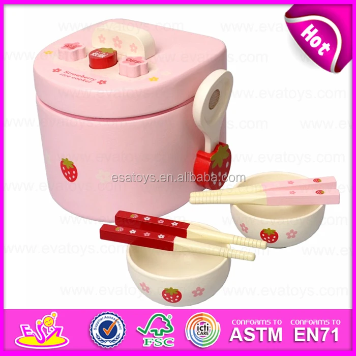 New Arrival Wooden Rice Cooker Mini Furniture Toys,Popular Kitchen Rice