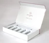 custom logo and text EVA foam white cardboard paper cosmetic gift box