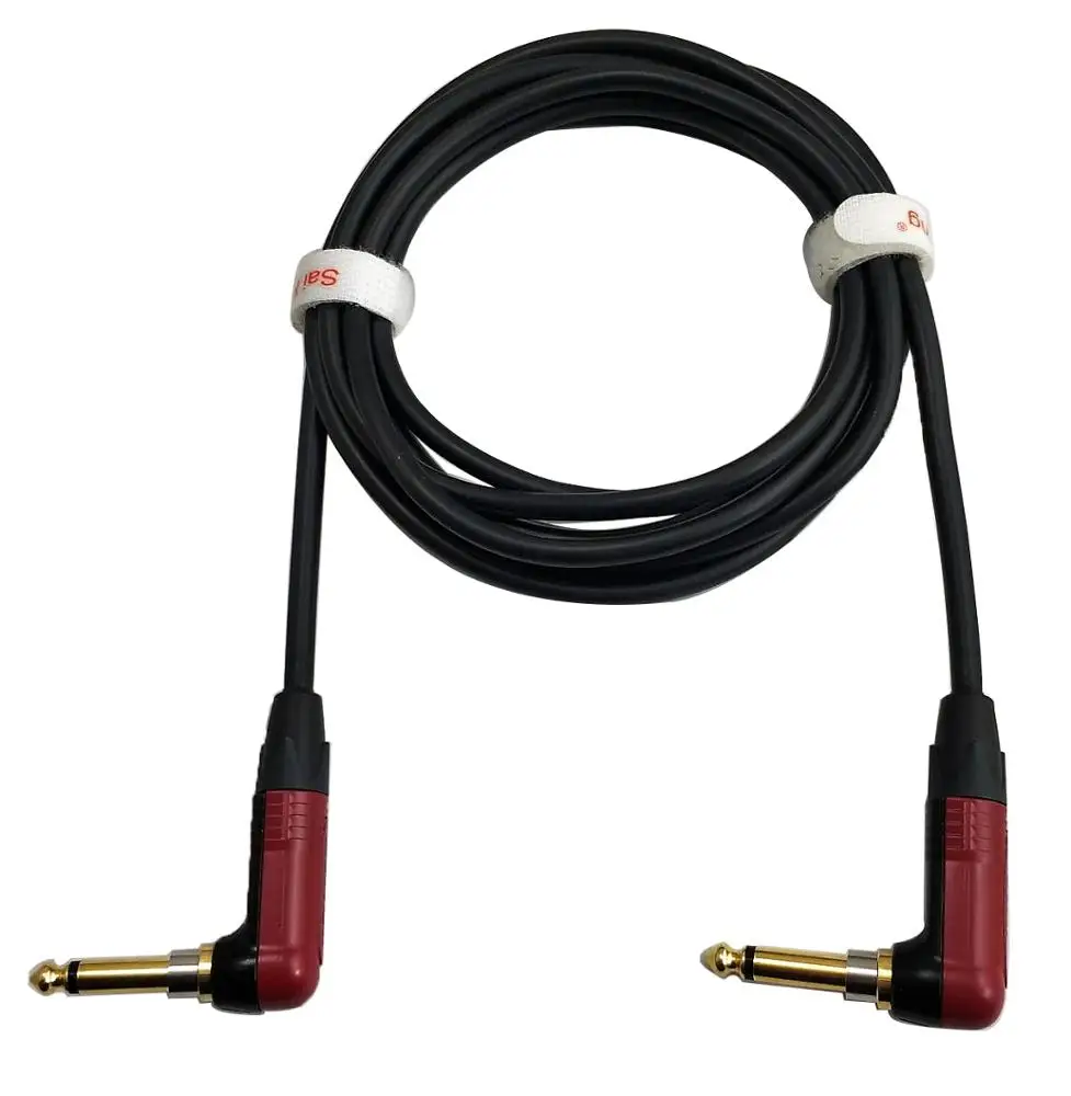 New Design 1/4'' 6.35mm Instrument Guitar Cable With Integrated Mute