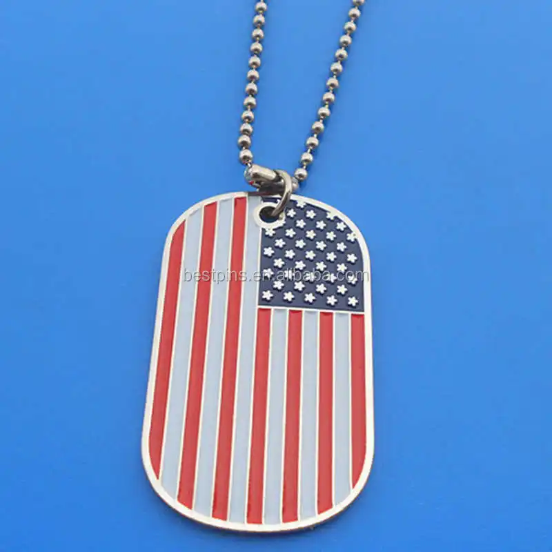Usa American Flag Patriotic Dog Tag Pendant Country Flag Tags Buy Usa Flag Dog Tags,Usa