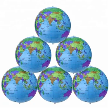 inflatable world globe beach ball