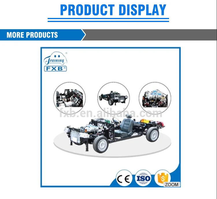 Vehicle Section Training Model Without Body Automobile Educational Lab