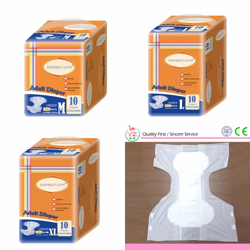Bestselling Disposable Cheap Adult Diaper Kenya In Bales Factory In