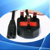 Britain England 3 pins plug AC power wire add 8 words in the shape of the tail plug/power cord cable with plug