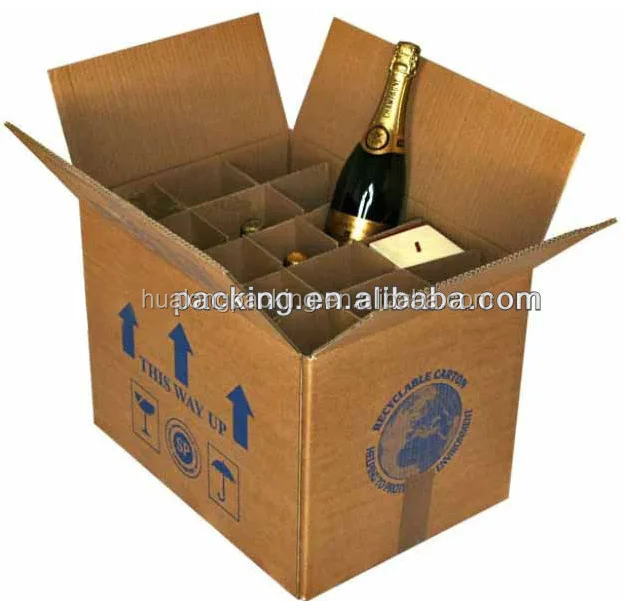 Custom 12 Bottles Wine Cardboard Box Buy Wine Cardboard Box