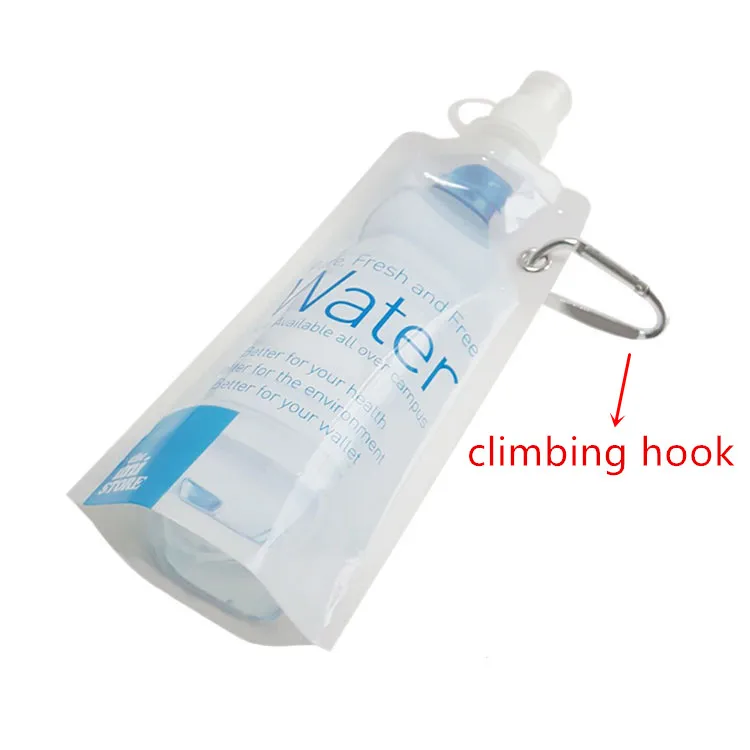 Hot Sale Travel Plastic Drinking Water Bags/drink Pouch With Spout