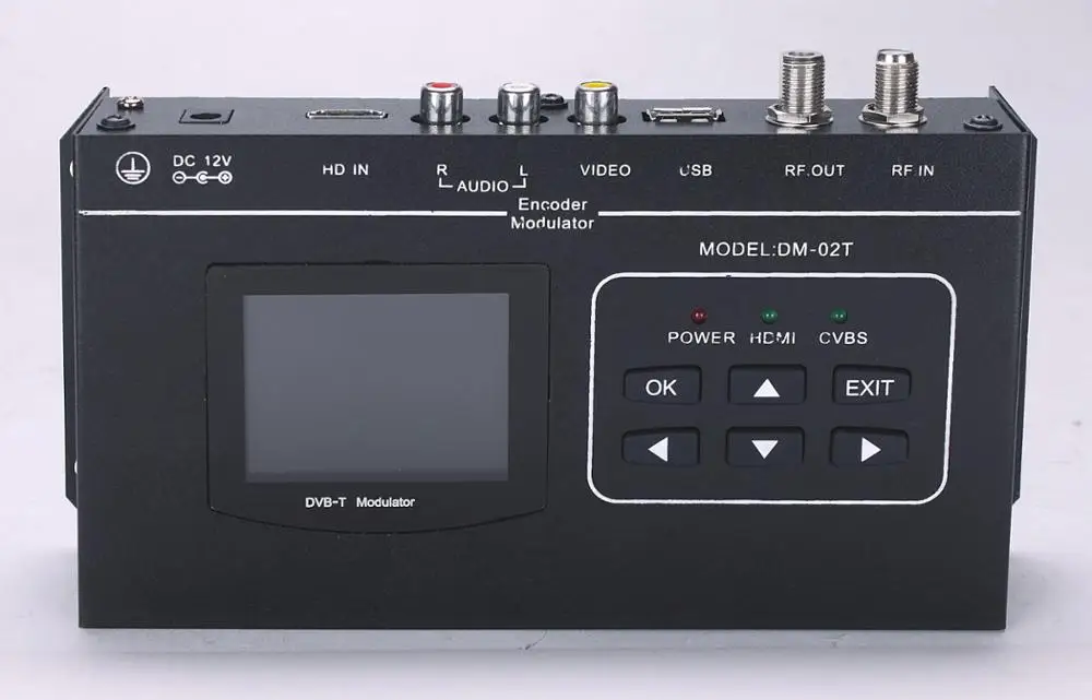 Gecen Headend Digital Dvbt Rf Modulator Dm02th Digital Modulator