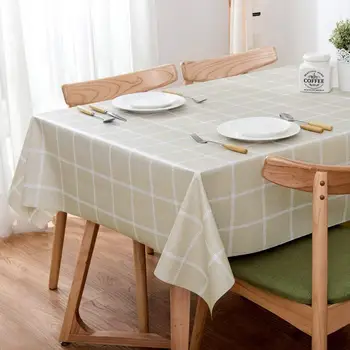 vinyl oblong tablecloths oilcloth tablecloth spillproof waterproof wipeable larger