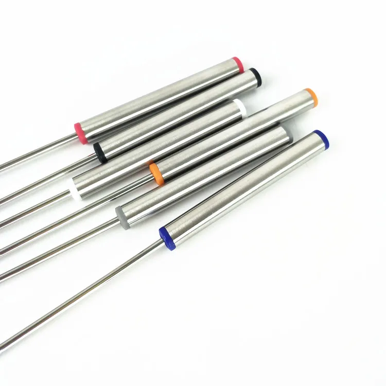 Stainless Steel Fondue Fork With Different Color Handle Cheese And