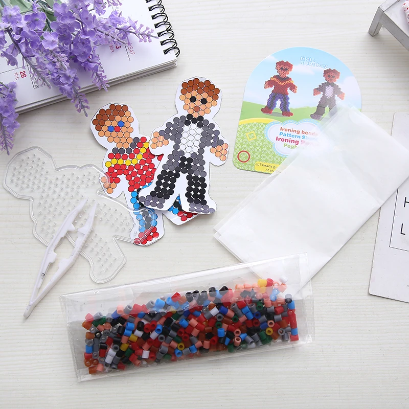 Little Boys Perler Beads Toys Pattern Sheet Ironing Paper Pegboard Diy