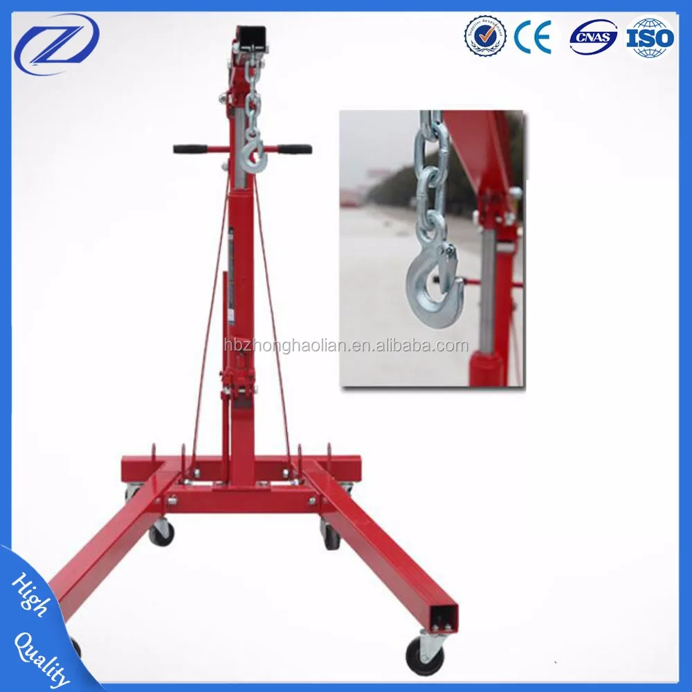 Hydraulic Jack Engine Crane Mobile Floor Crane Engine Removal Tools