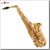 Musical instruments High F# Eb Key Golden Lacquer Alto Saxophone (SP1011G)