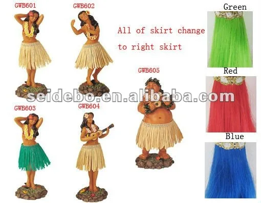 hula girl car air freshener