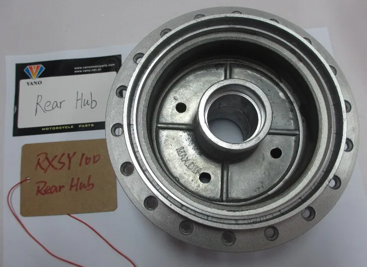 Hot motorbike parts rear RXSY 100 motorcycle wheel hub