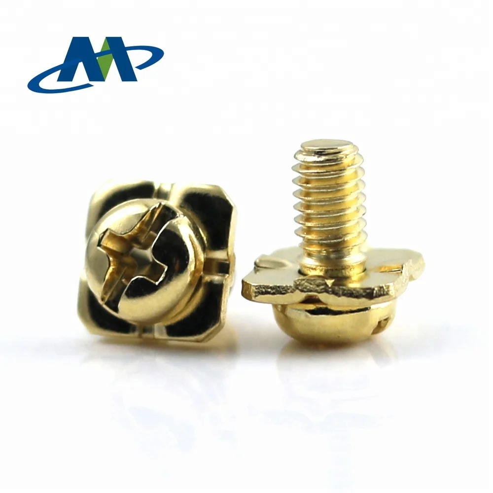 Pm/qw632*7.9 Square Drive Pan Head Sems Screw With Square Washer In