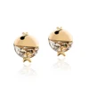 Superb creative designer fashion zircon earrings jewelry for girls