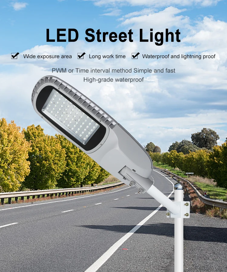 New product outdoor waterproof ip66 Aluminum 100w 150w smd led road lamp